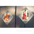 Indoor Customized Crystal Led Light Box For Family , Acrylic Frame